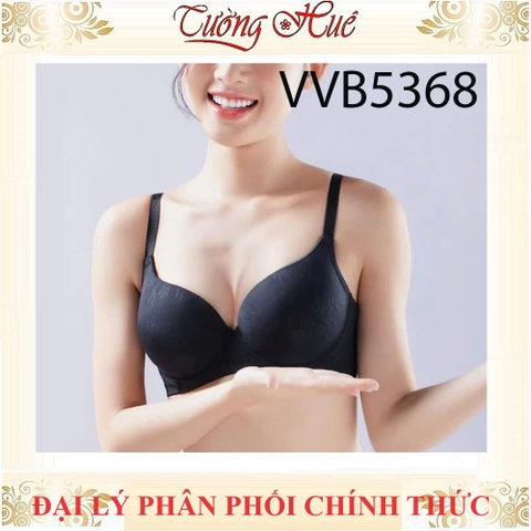 Áo Lót Nữ Wacoal VVB5368 Áo Lót Mặc Áo Dài Có Gọng Bản Lưng Lớn 3 Móc Cài