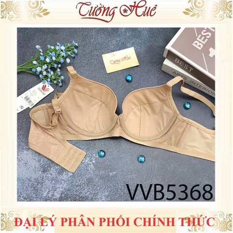 Áo Lót Nữ Wacoal VVB5368 Áo Lót Mặc Áo Dài Có Gọng Bản Lưng Lớn 3 Móc Cài
