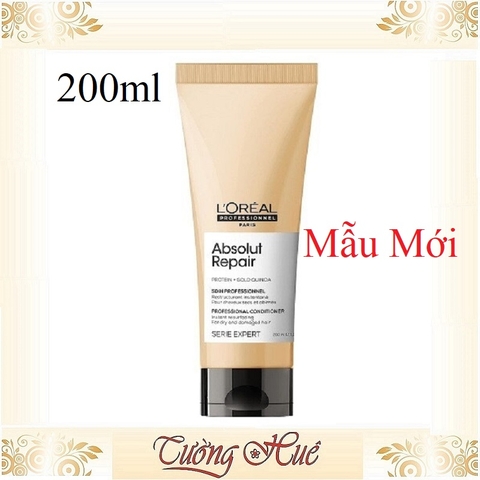 Dầu Xả Chăm Sóc Tóc Hư Tổn Loreal Serie Expert Absolut Repair - Vàng ( Có Lựa Chọn )