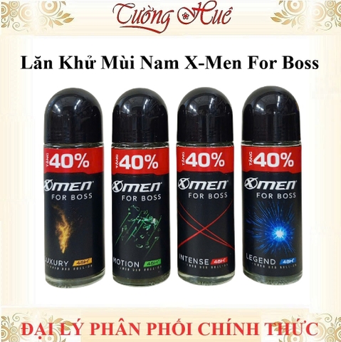 Lăn Khử Mùi Nam X-Men For Boss - 70ml (Nhiều Mùi Lựa Chọn)