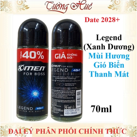 Lăn Khử Mùi Nam X-Men For Boss - 70ml (Nhiều Mùi Lựa Chọn)