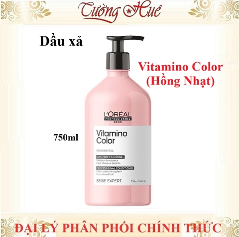 Dầu Xả Cho Tóc Nhuộm Loreal Serie Expert A-ox Vitamino Color - Hồng Nhạt (Có Lựa Chọn)