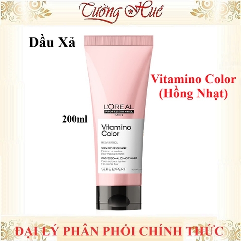 Dầu Xả Cho Tóc Nhuộm Loreal Serie Expert A-ox Vitamino Color - Hồng Nhạt (Có Lựa Chọn)