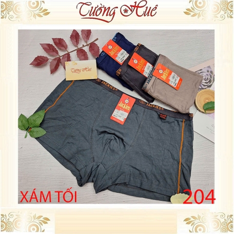 Quần Lót Nam Đùi Boxer JACKIES 204 Dạng Bảng Lưng Cỡ Nhỏ Mềm Mịn Co Dãn Thoáng Mát