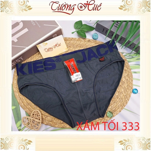 Quần Lót Nam Brief Tam Giác JACKIES 333 Bản Lưng Lớn Co Dãn Ôm Body
