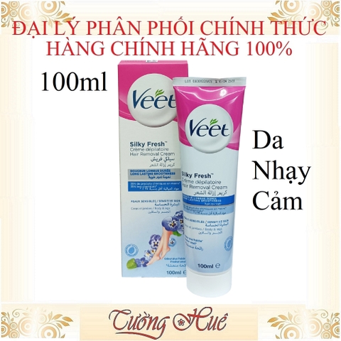 Tẩy lông Veet Hair Removal Cream - 100ml ( Có lựa chọn )