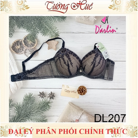 Áo lót nữ Darlin DL207 mút dày nâng ngực phối ren