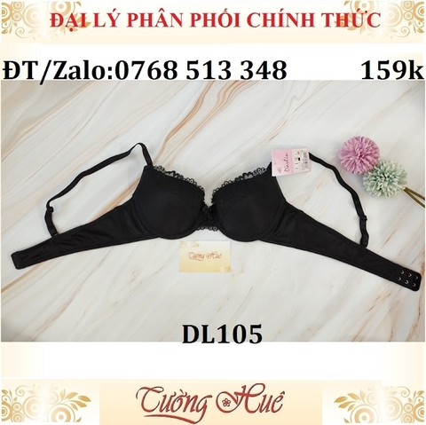 Áo lót nữ Darlin DL105 dầy nâng phối ren đệm tháo rời.