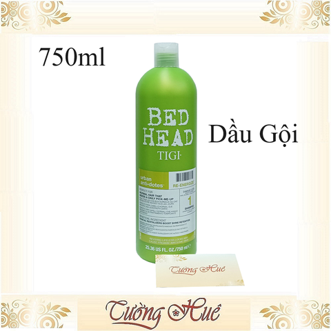 Bộ Gội Xả Phục Hồi Tái Tạo Mức 1 TIGI Bed Head Urban Antidotes #1 750ml - Xanh Lá