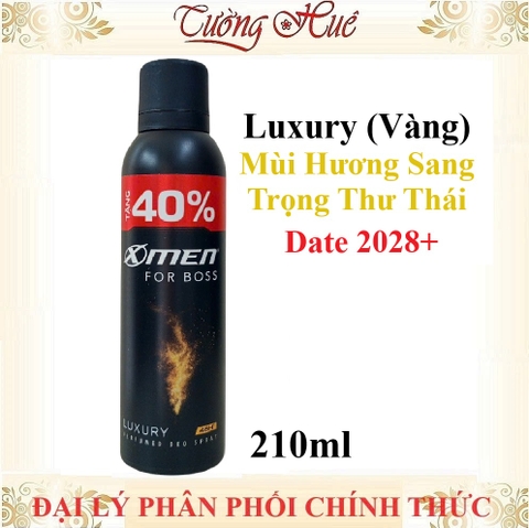 Xịt Khử Mùi Nam X-Men For Boss - 210ml (Nhiều Mùi Lựa Chọn)