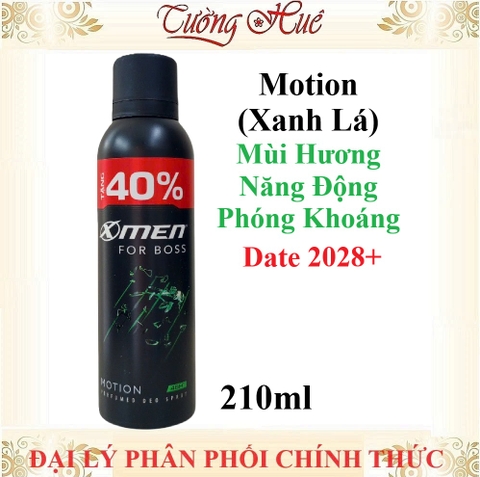 Xịt Khử Mùi Nam X-Men For Boss - 210ml (Nhiều Mùi Lựa Chọn)