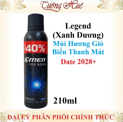 Xịt Khử Mùi Nam X-Men For Boss - 210ml (Nhiều Mùi Lựa Chọn)