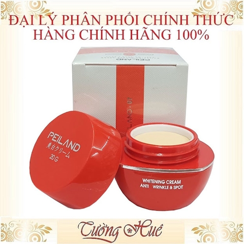 Kem Dưỡng Peiland Trắng Da, Ngừa Nếp Nhăn - Cam ( Tặng 1 Bịch/6 Que Mút Rửa Mặt )