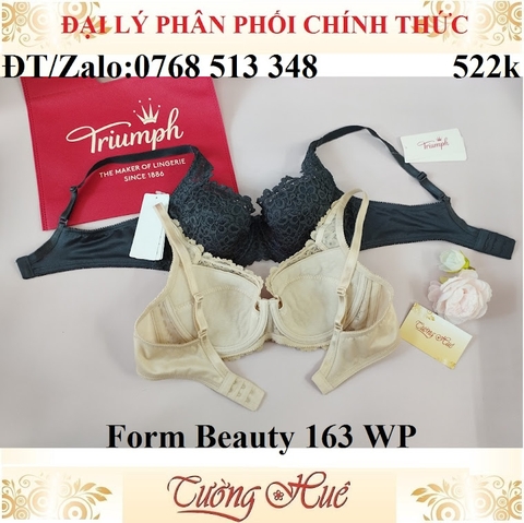 Áo lót nữ Triumph Form & Beauty 163 WP ren mỏng lưng bảng to.