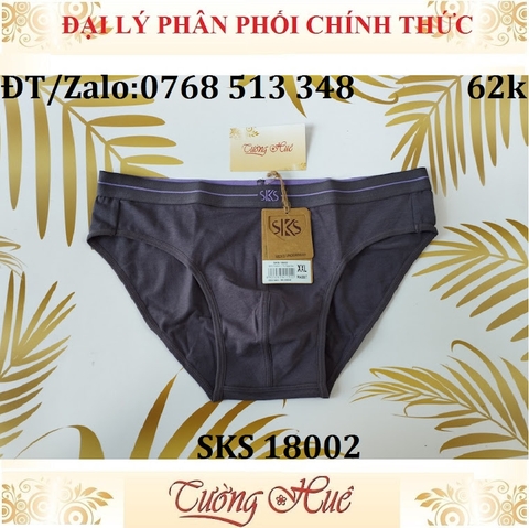 Quần lót nam Darlin SKS 18002 quần tam giác cotton trơn.