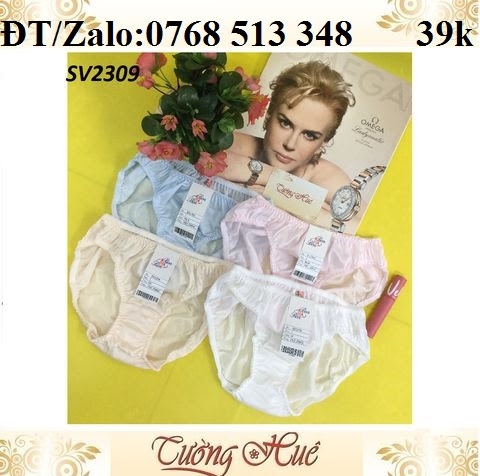 Quần lót nữ Bon Bon SV 2309 trơn bóng (FORM NHỎ).