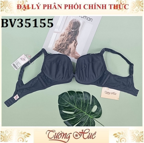 Áo lót nữ Bon Bon BV35155 ren thêu vừa lưng chữ U.