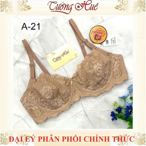 Áo lót nữ Lamagie A-21 ren không mút có gọng