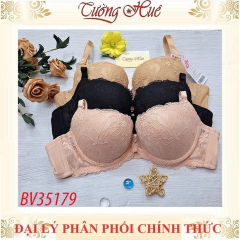 Áo lót nữ Bon Bon BV35179 siêu dày cúp 3/4 full ren