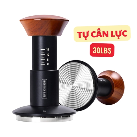 Tamper Trợ Lực V4 | Tự Cân Lực 30lbs – Nén Chuẩn Espresso