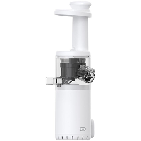 Máy Ép Chậm trái cây mini BUD BJ08 cơ chế hai kênh, tách rời bã cặn riêng biệt, tốc độ 60 vòng/phút