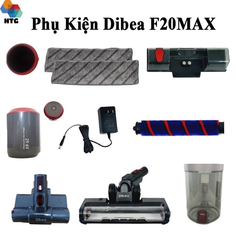 Phụ kiện máy hút bụi không dây Dibea F20Max Chính hãng