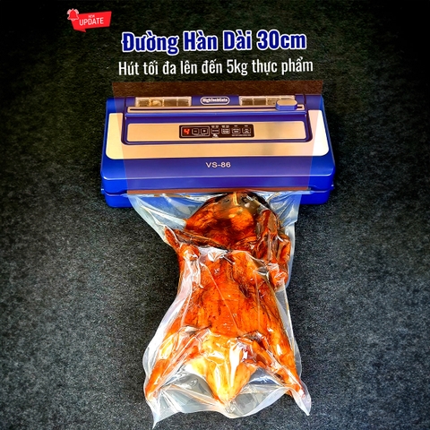Máy hút chân không VS86 hút mọi loại túi, 2 động cơ, hàn thông minh hàng chính hãng