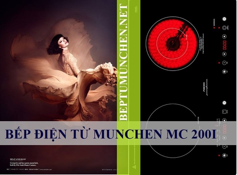 Bếp điện từ munchen mc200i thiết kế sang trọng và quý phái