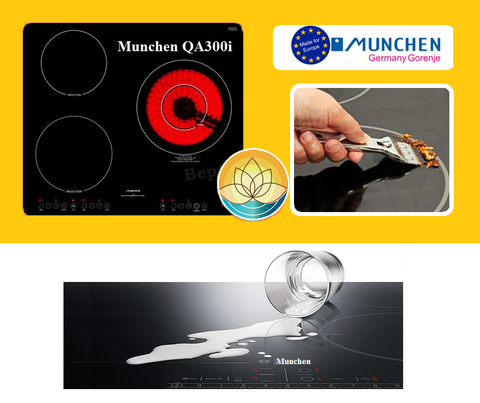 Làm sạch và bảo dưỡng bếp điện từ Munchen QA 300i