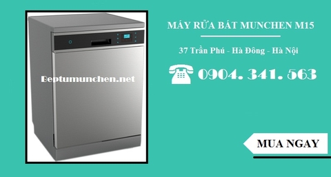 Máy rửa bát Munchen M15 công suất rửa lớn