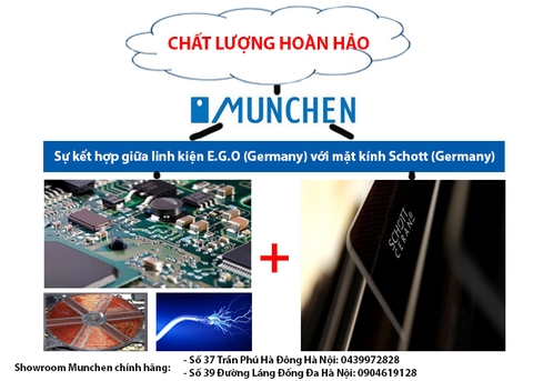 Vì sao bếp từ Munchen có cấu hình cao mà giá lại rất rẻ