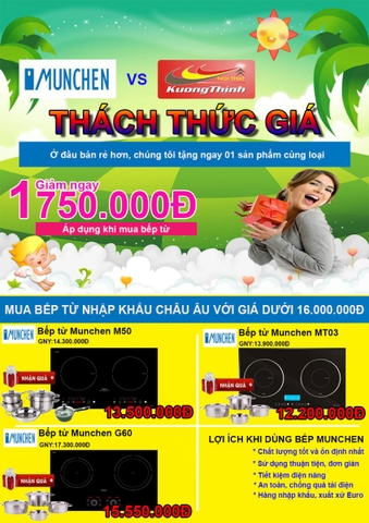 Nội thất Kường Thịnh – đại lý chính hãng bếp từ Munchen tại Việt Nam