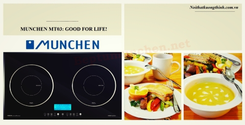 Trải ngiệm bếp từ Munchen MT03 với mức giá ưu đãi nhất