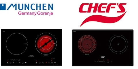 Bếp điện từ Munchen và  Bếp điện từ Chefs- nên mua hãng nào ?