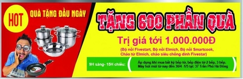 Trung tâm mua sắm Beptuchefs.net ưu đãi đặc biệt mừng đại lễ