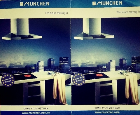 Mẫu thẻ bảo hành của bếp điện từ Munchen