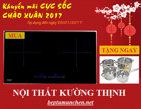 Bếp từ Munchen GM 5656 tưng bừng khuyến mãi