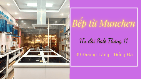 3 mẫu bếp Munchen cao cấp hiện đại đang giảm giá sốc tháng 11