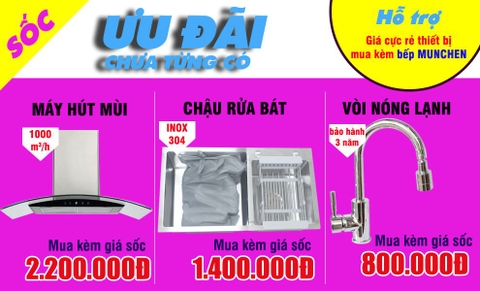 Báo giá bếp điện từ munchen nhập khẩu