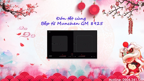 Bếp từ Munchen GM8925 : Không những thiết kế sang trọng mà còn mang nhiều ưu điểm sáng giá!