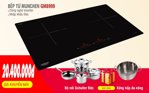 Những điểm mạnh của bếp từ Munchen GM 8999 khiến bạn muốn mua ngay!