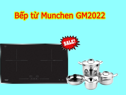 Đun nấu tẹt ga với bếp từ Munchen giá rẻ và các chức năng tuyệt vời