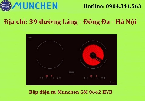 Giá bán của bếp điện từ Munchen GM 8642 HYB tháng 4/2018