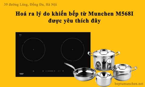Hoá ra lý do khiến bếp từ Munchen M568I được yêu thích đây