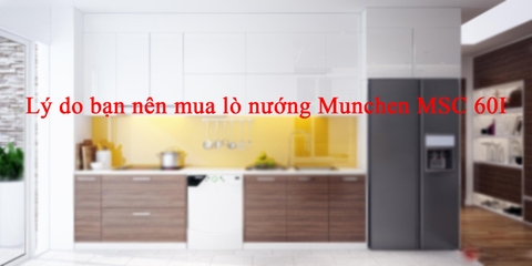 Lý do bạn nên mua lò nướng Munchen MSC 60I