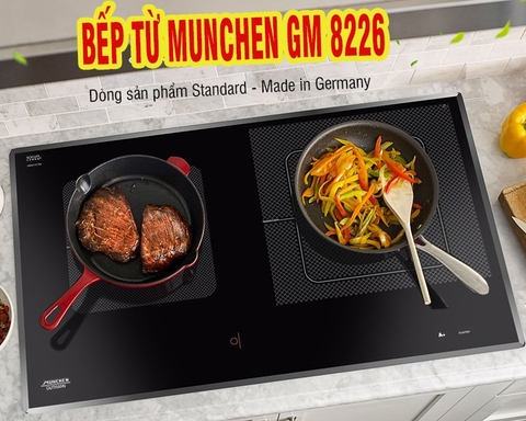 Tìm hiểu thông số kỹ thuật của bếp từ Munchen GM 8226