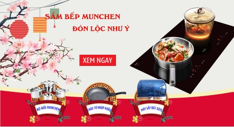 Tổng hợp những khuyến mãi khi mua bếp từ Munchen trong tháng 1/2019