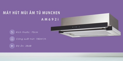 Máy hút mùi âm tủ Munchen AM692i được tặng kèm khi mua bếp Munchen có tốt không?