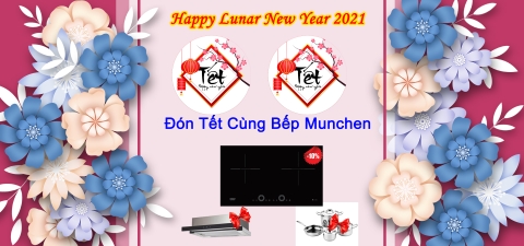 Tưng bừng đón tết, bếp từ Munchen G60I giá bình dân và tính năng cực cao