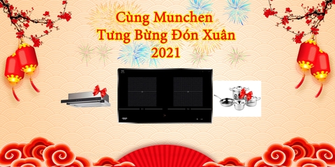 Tưng bừng đón Xuân, Bếp từ Munchen GM8115 thay đổi không gian bếp nhà bạn